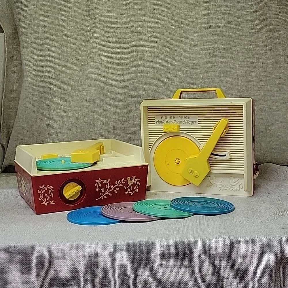 2 Fisher-Price Music Box- Record Players‎